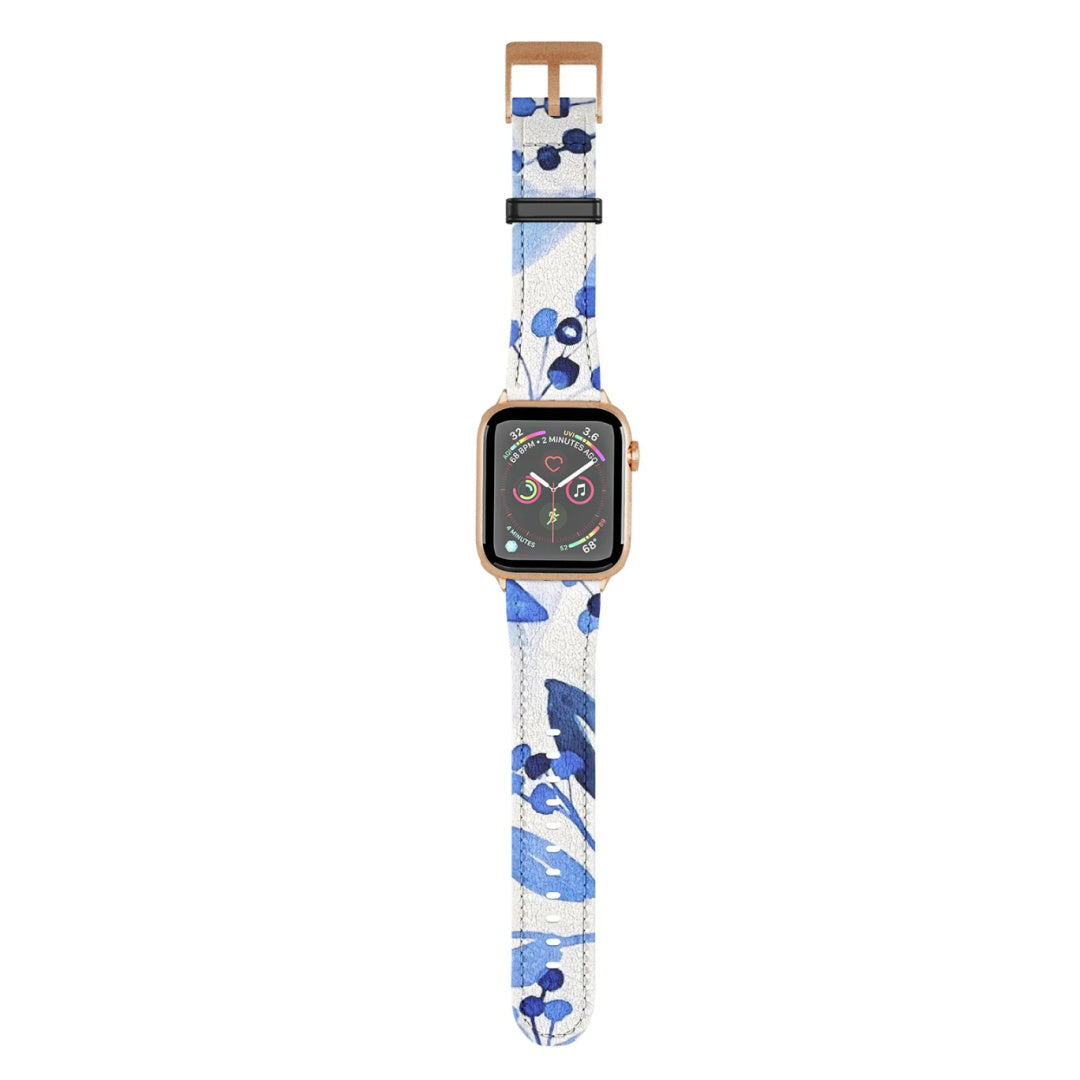 Berries and Leaves Apple Watch Band