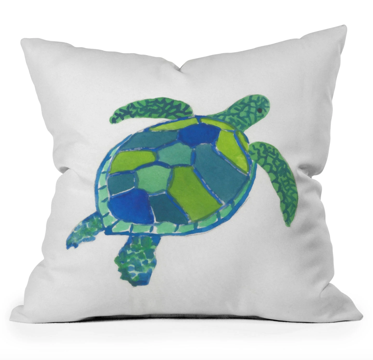 Sea Turtle Outdoor Throw Pillow