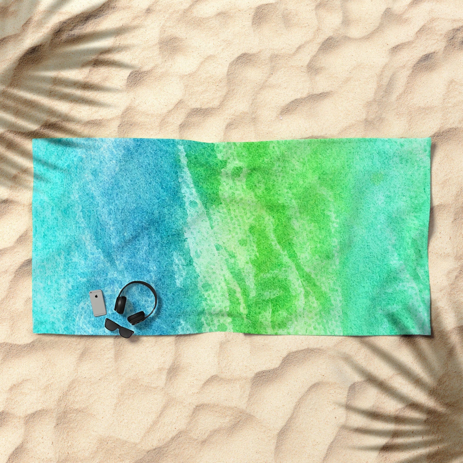 Caribbean Sea Beach Towel