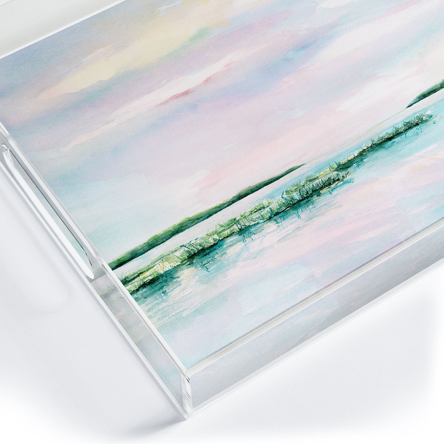 Cotton Candy Skies Acrylic Tray