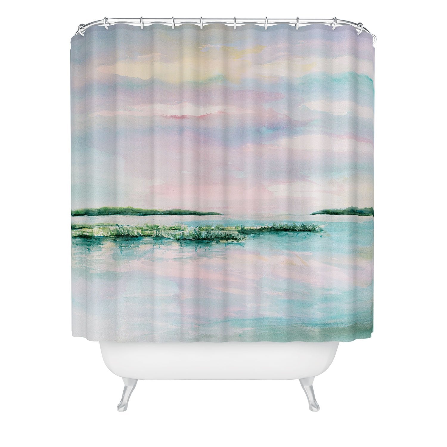 Cotton Candy Skies Shower Curtain