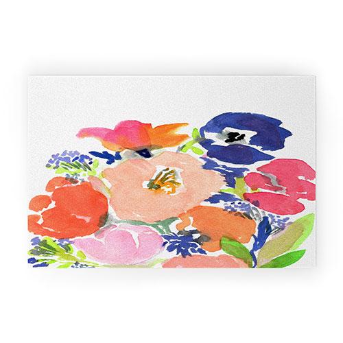 Floral Frenzy Welcome Mat