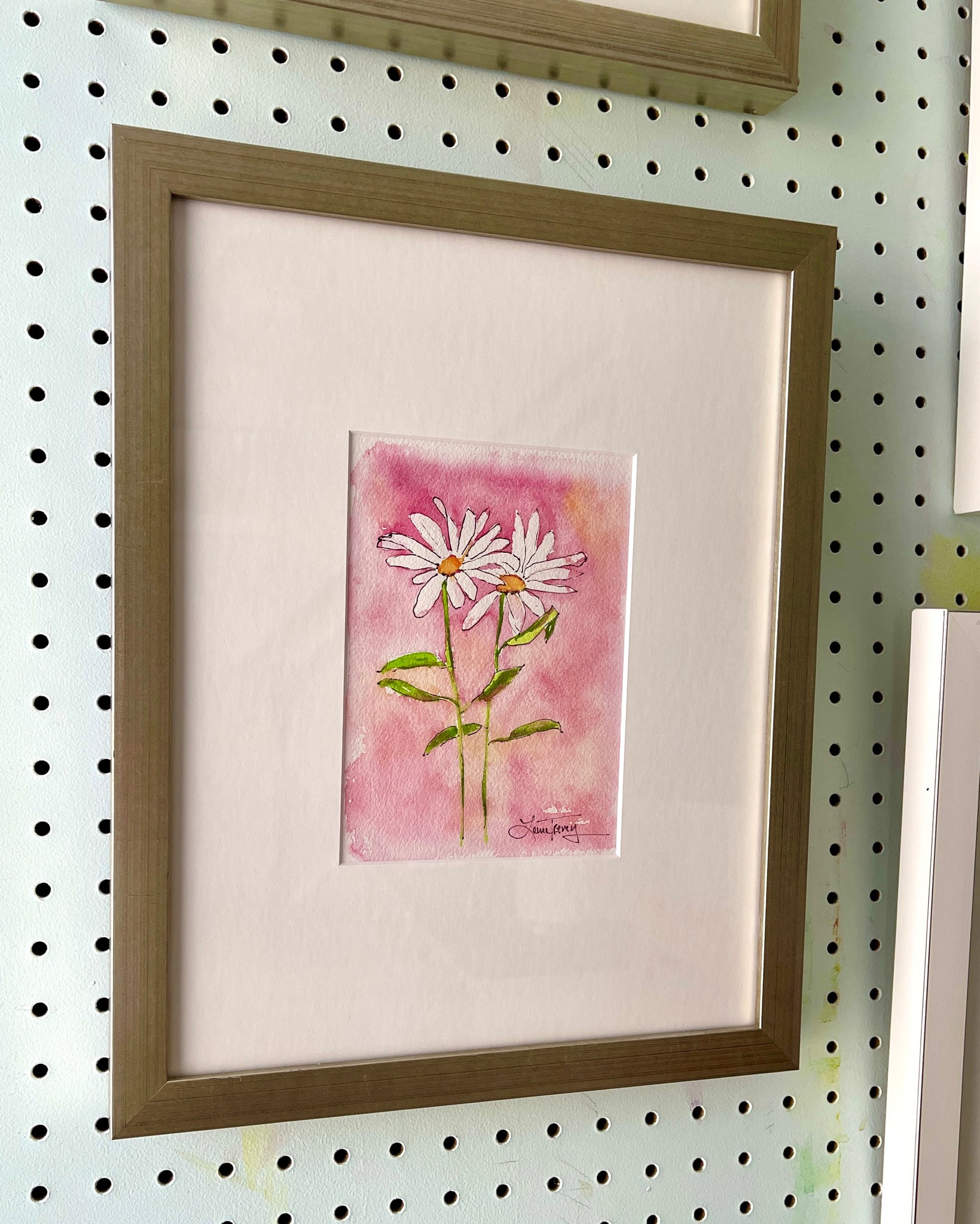 Think Pink Framed 12x15 Artwork