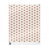 Joyful Red Poinsettia Wrapping Paper | Watercolor Christmas Gift Wrap