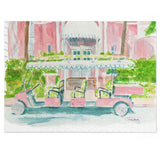 The Colony Hotel Jigsaw Puzzle | Palm Beach Watercolor 500 or 1000 Piece