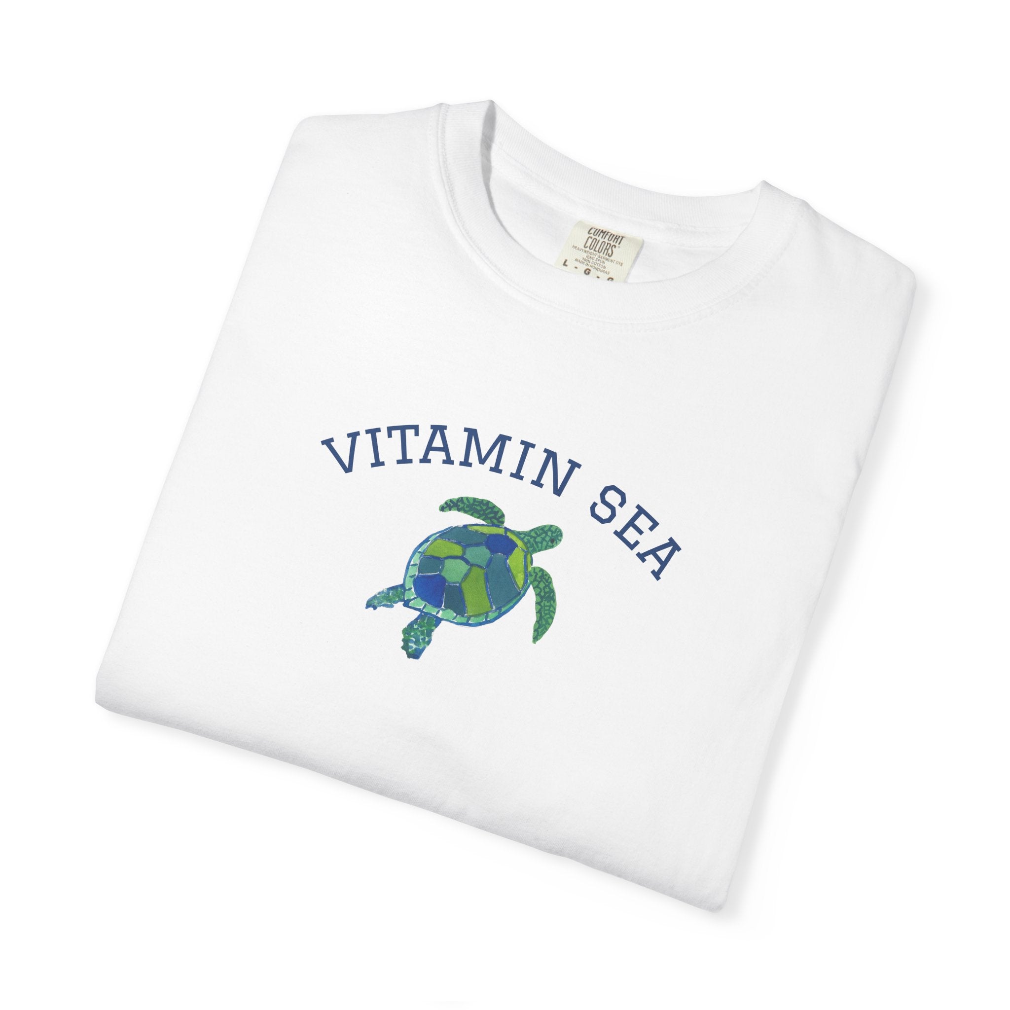 Vitamin Sea T-Shirt | Comfort Colors Sea Turtle Tee