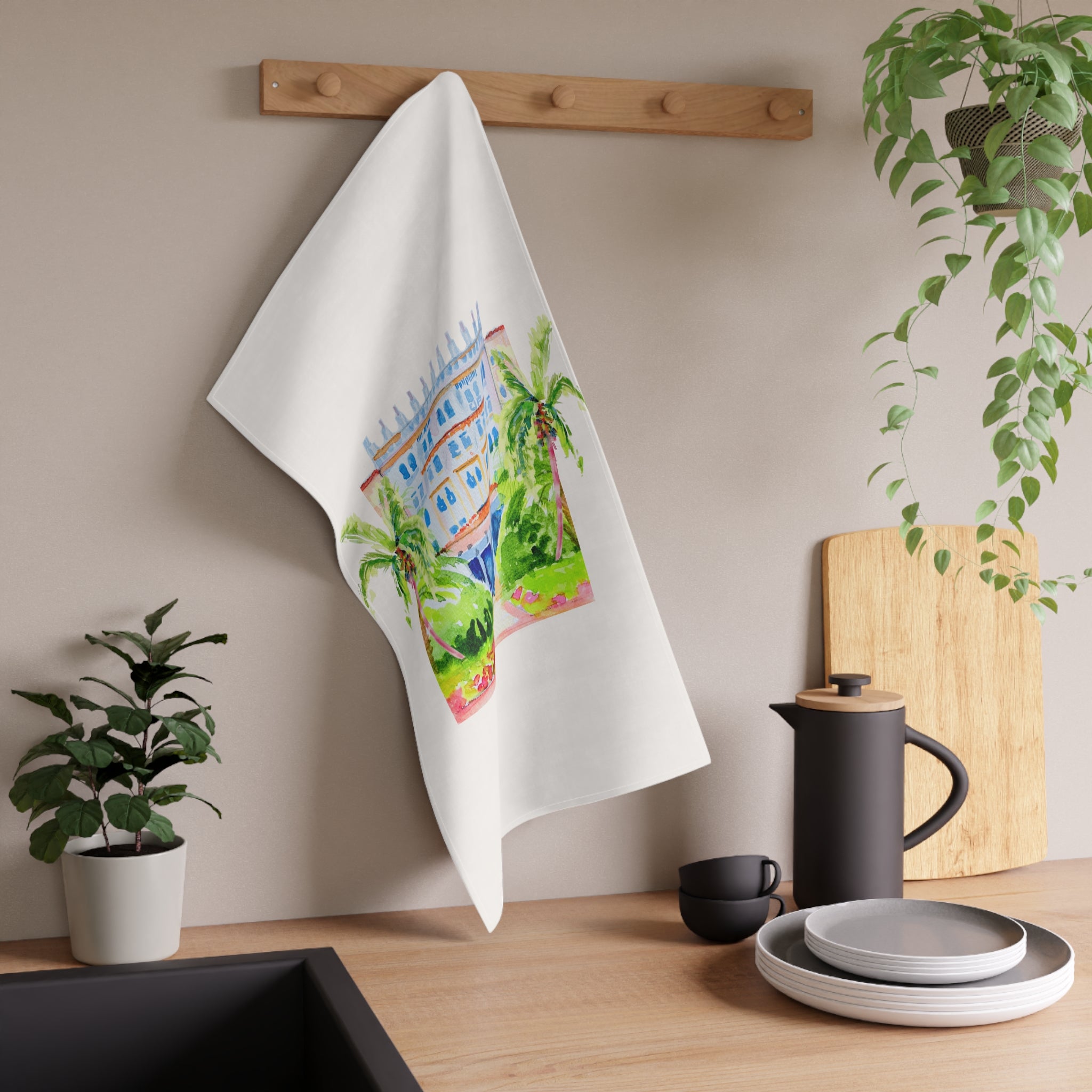 The Boca Raton Tea Towel by Laura Trevey (view 6)