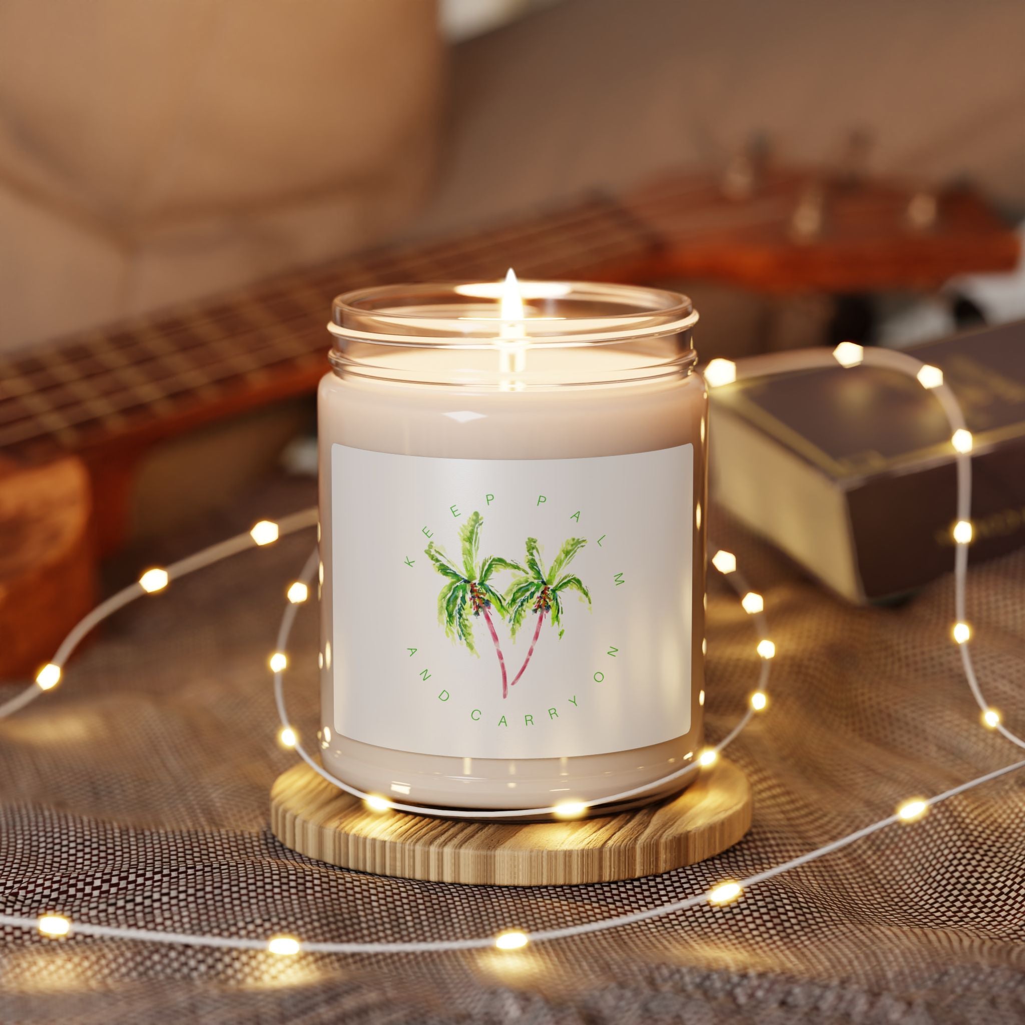 Keep Palm and Carry On Soy Candle by Laura Trevey (view 4)