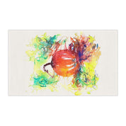 Fall Pumpkin Watercolor Tea Towel by Laura Trevey (view 3)