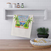 The Boca Raton Tea Towel by Laura Trevey