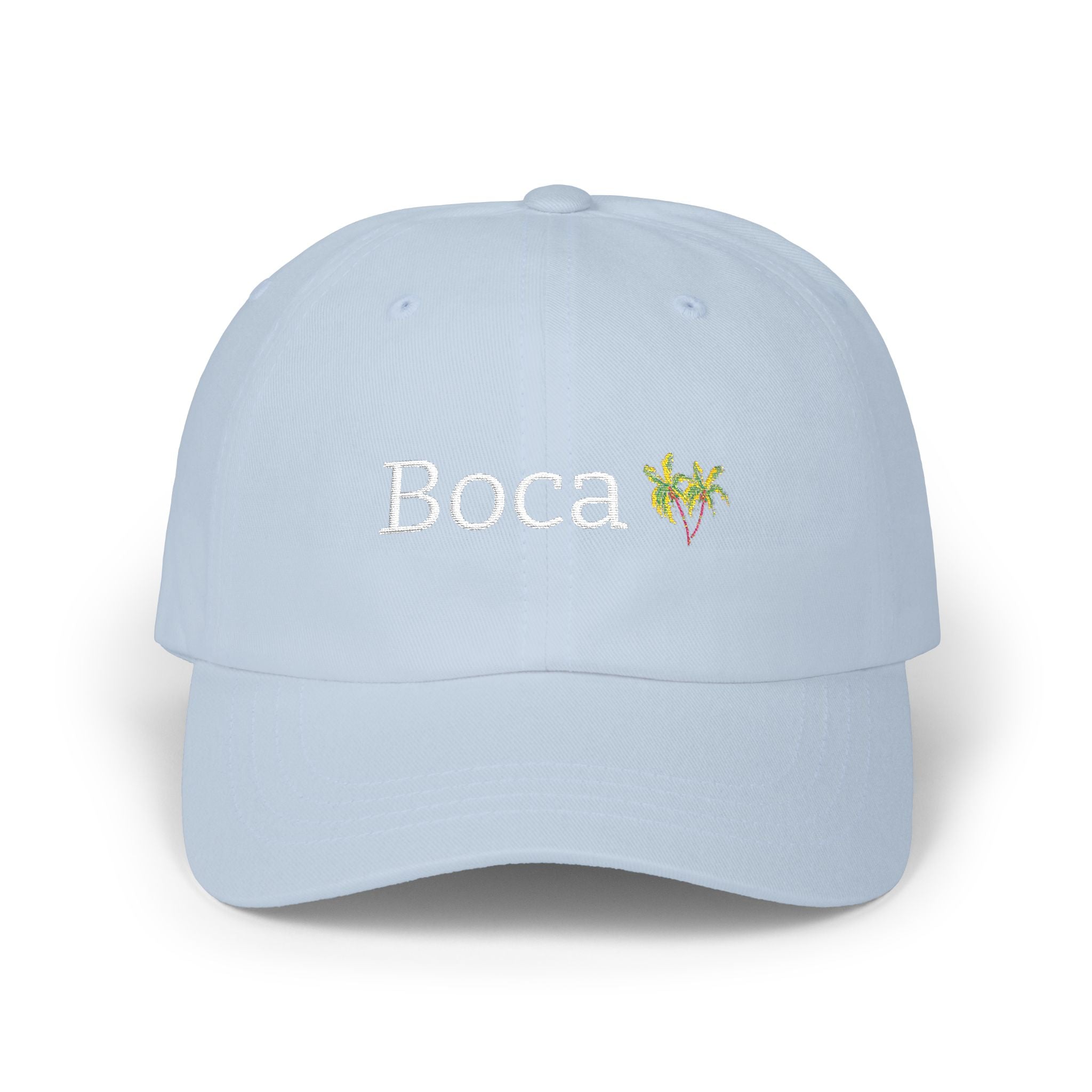 Boca Script Coastal Cap by Laura Trevey, embroidered hat (view 6)