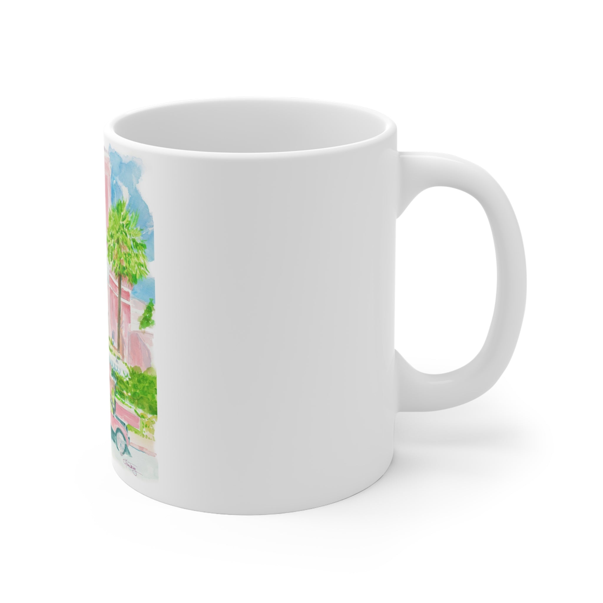 The Colony Hotel Palm Beach Mug by Laura Trevey (view 3)