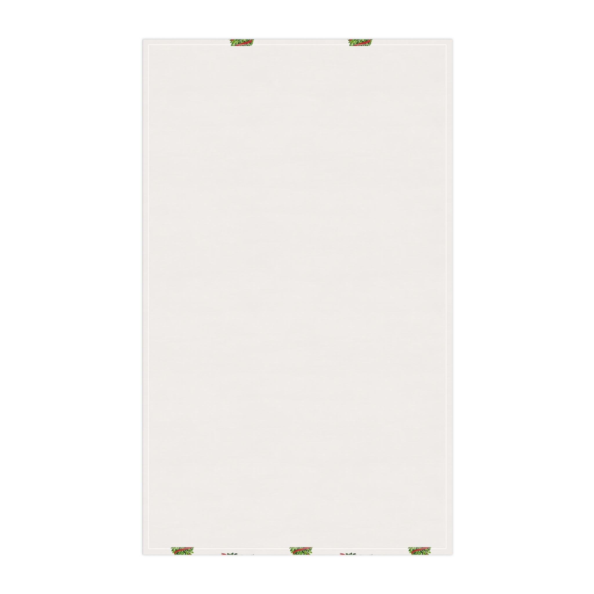 Boxwood Christmas Topiary Tea Towel | Watercolor Holiday Kitchen Towel