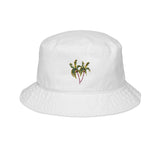 Palm Tree Embroidery Bucket Hat | Tropical Sun Hat