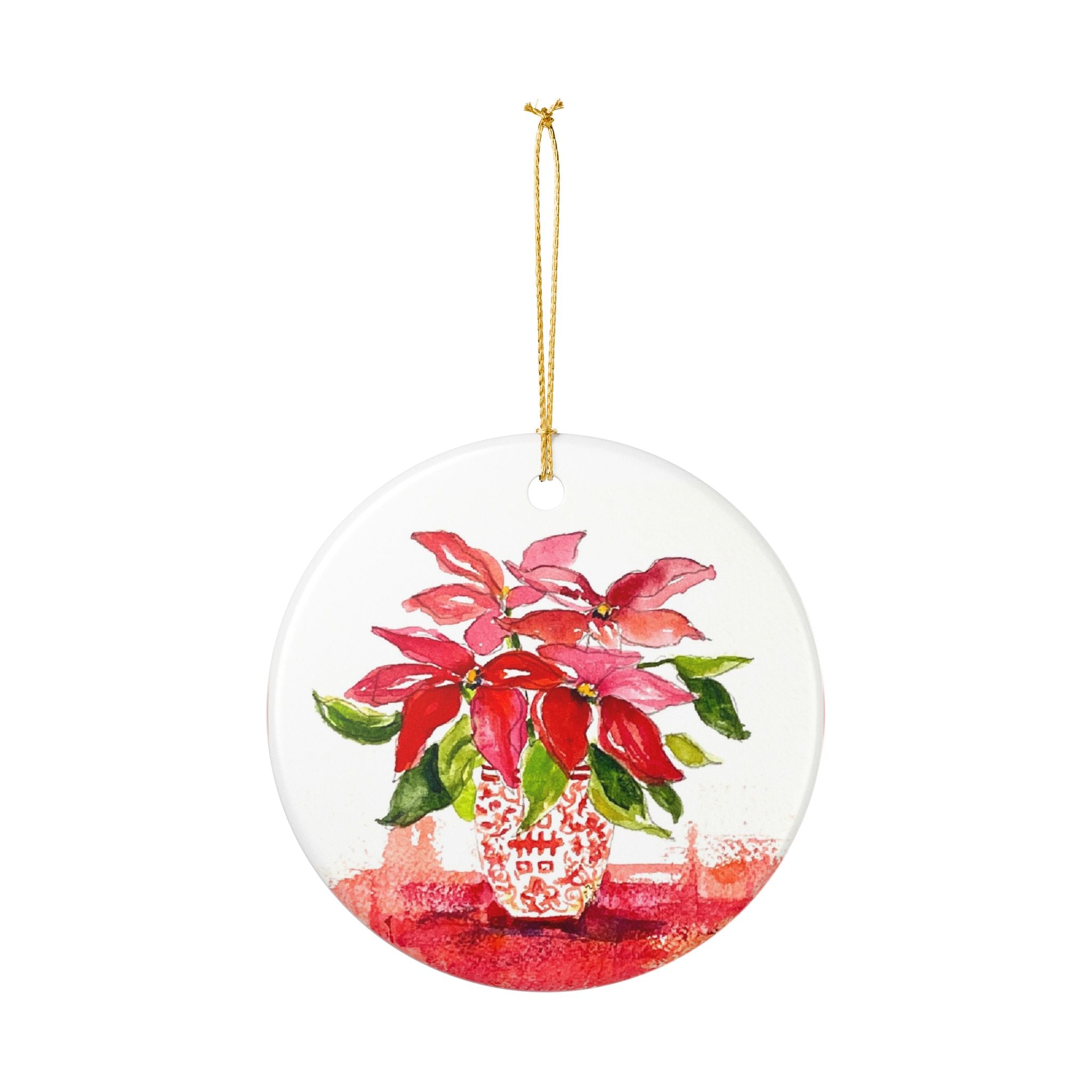 Red Poinsettia by Laura Trevey (view 3)