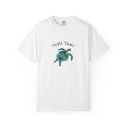 Sea Turtle Tee  "Shell Yeah!" Graphic T-Shirt by Laura Trevey