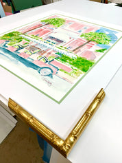 Sample Frame for Colony Hotel Palm Beach Artwork