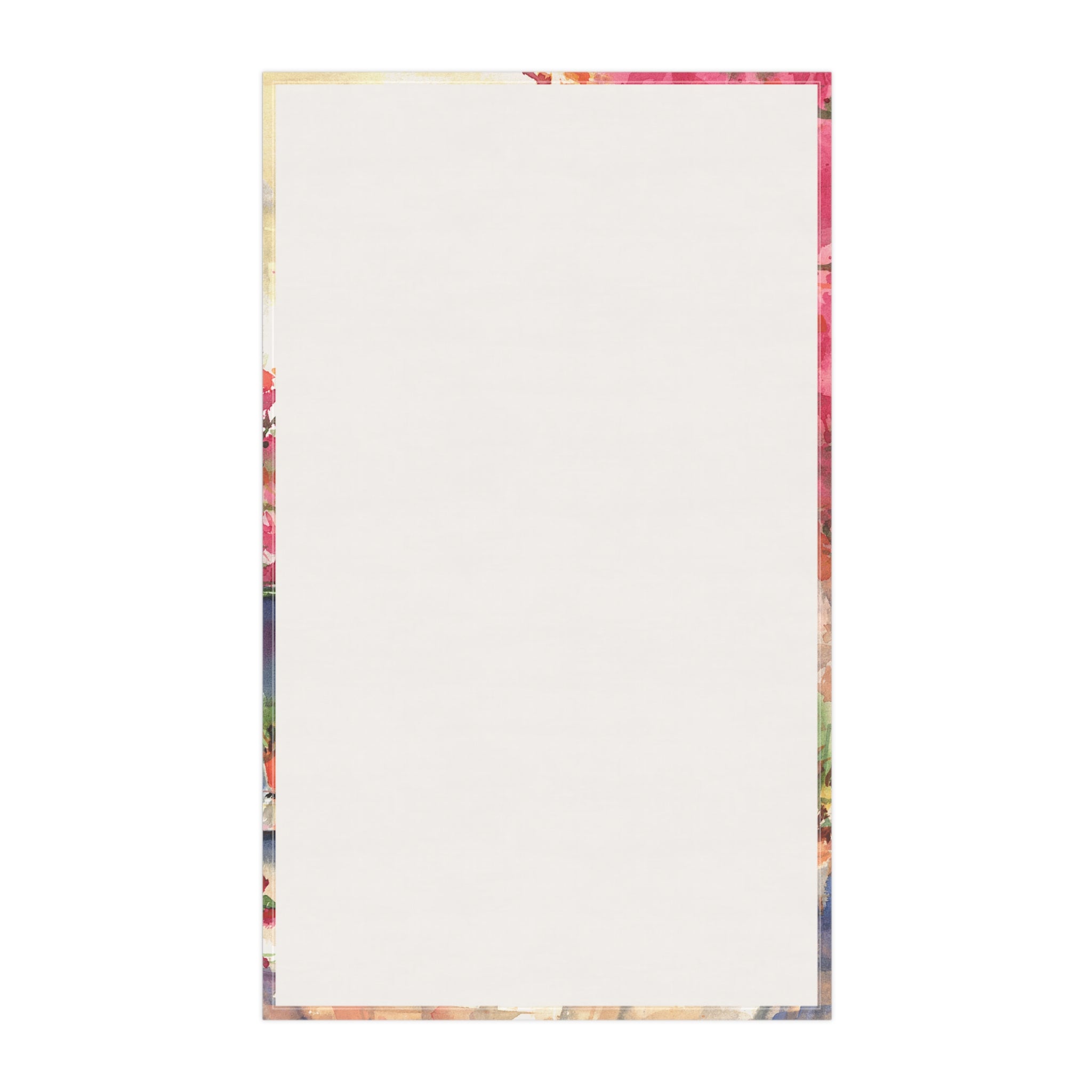 Mallorca Tea Towel Valldemossa Bougainvillea Kitchen Towel by Laura Trevey (view 4)