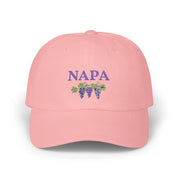 Napa Grape Dad Cap for Women by Laura Trevey, embroidered hat (view 6)