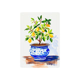 Lemon Tree Poker Playing Cards  - Watercolor Botanical Deck