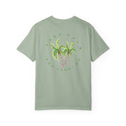 Keep Palm and Carry On Comfort Colors T-Shirt - Original Watercolor Palm Tree Tee by Laura Trevey (view 6)
