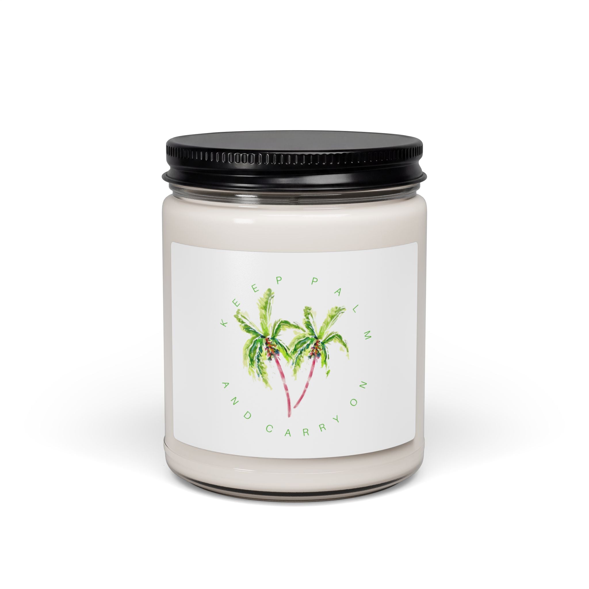 Keep Palm and Carry On Soy Candle by Laura Trevey