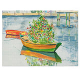 Christmas on Nantucket Jigsaw Puzzle | Watercolor 500 or 1000 Piece