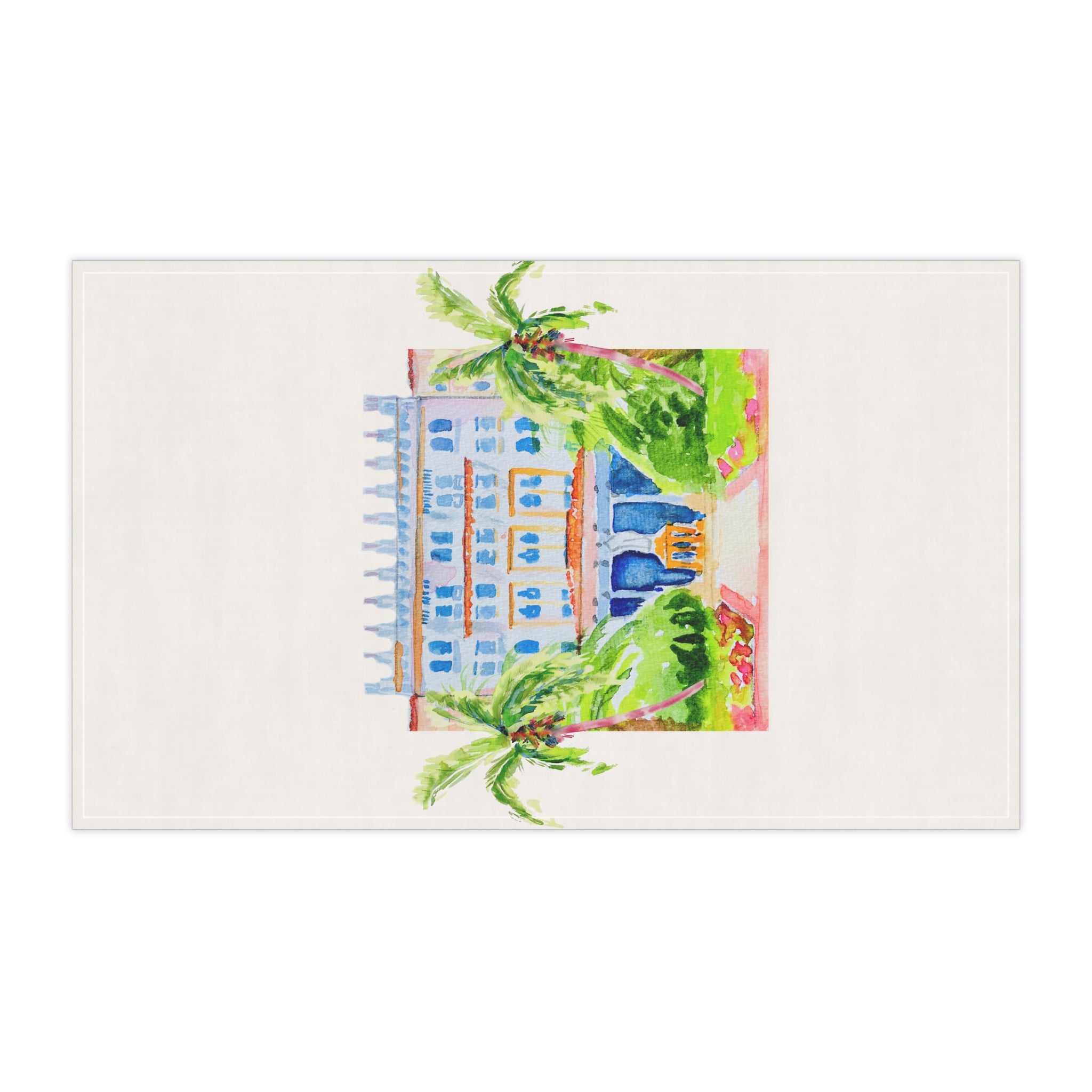 The Boca Raton Tea Towel by Laura Trevey (view 3)