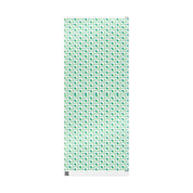 Merry Merry Lime and Teal Ornament Wrapping Paper | Watercolor Christmas Gift Wrap – rolled wrapping paper with teal and lime ornament pattern