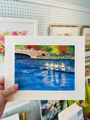 Head of the Charles Regatta Giclee Print by Laura Trevey (view 5)