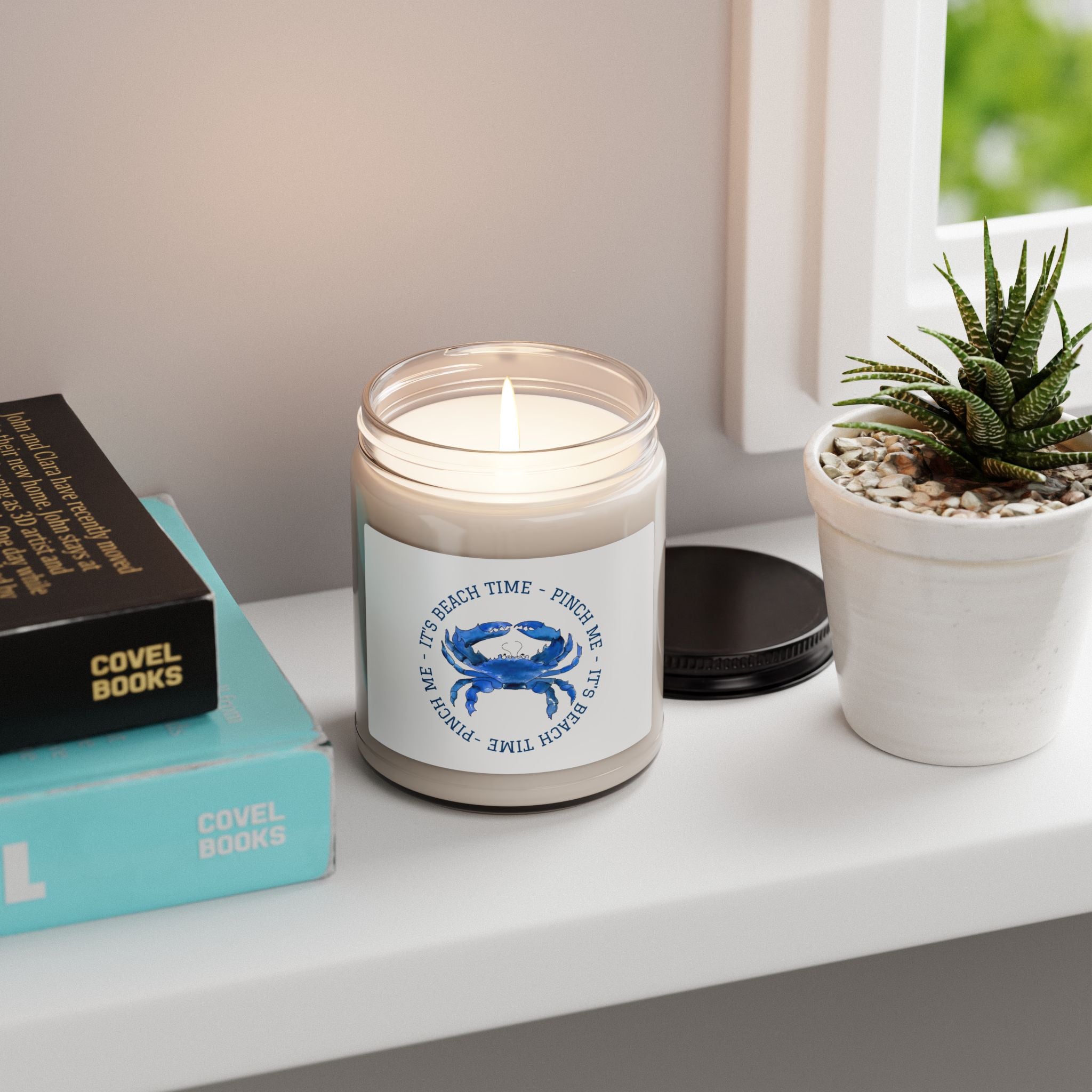 It's Beach Time, Pinch Me Candle by Laura Trevey (view 4)