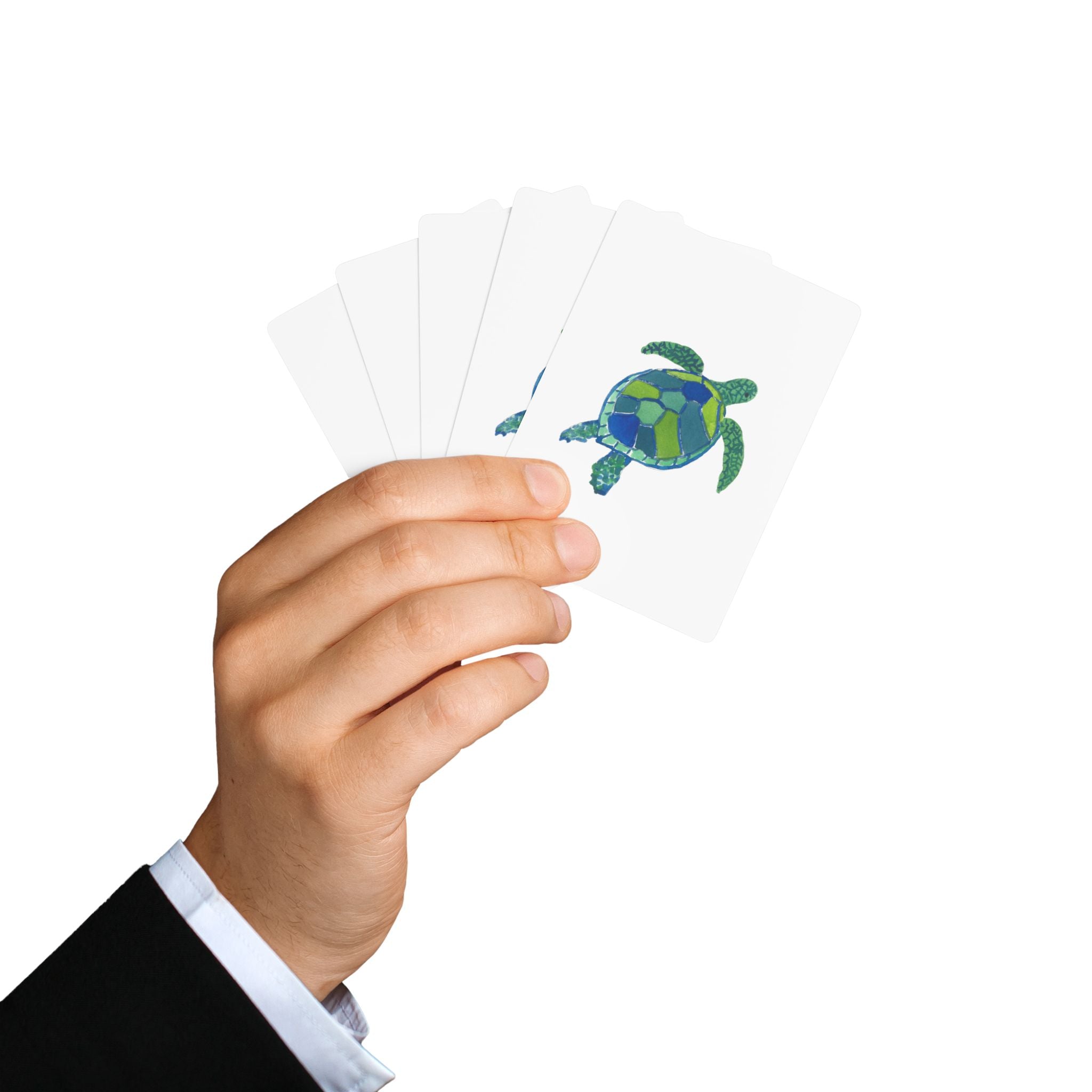 Sea Turtle Playing Cards by Laura Trevey (view 6)