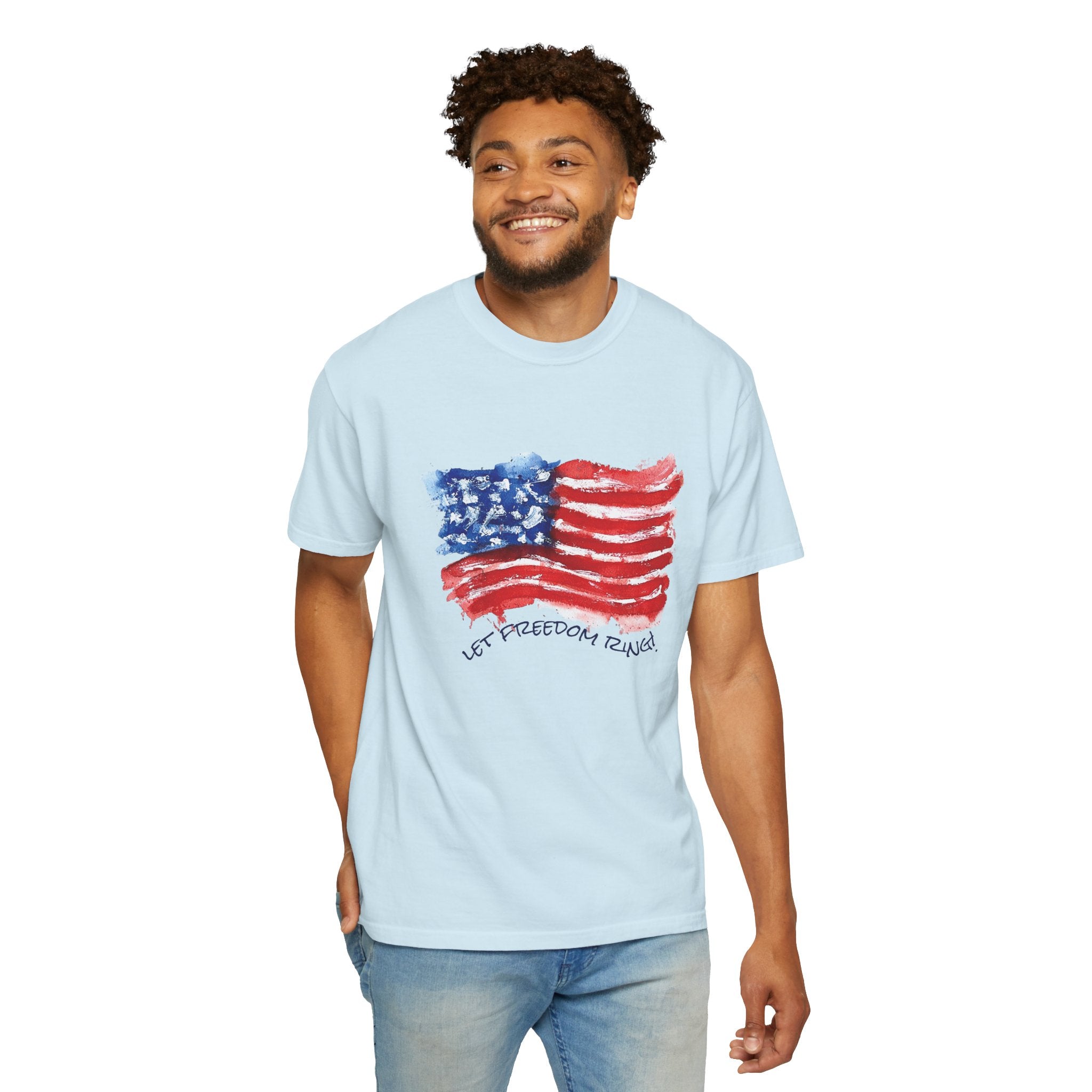 Let Freedom Ring T-Shirt by Laura Trevey (view 10)
