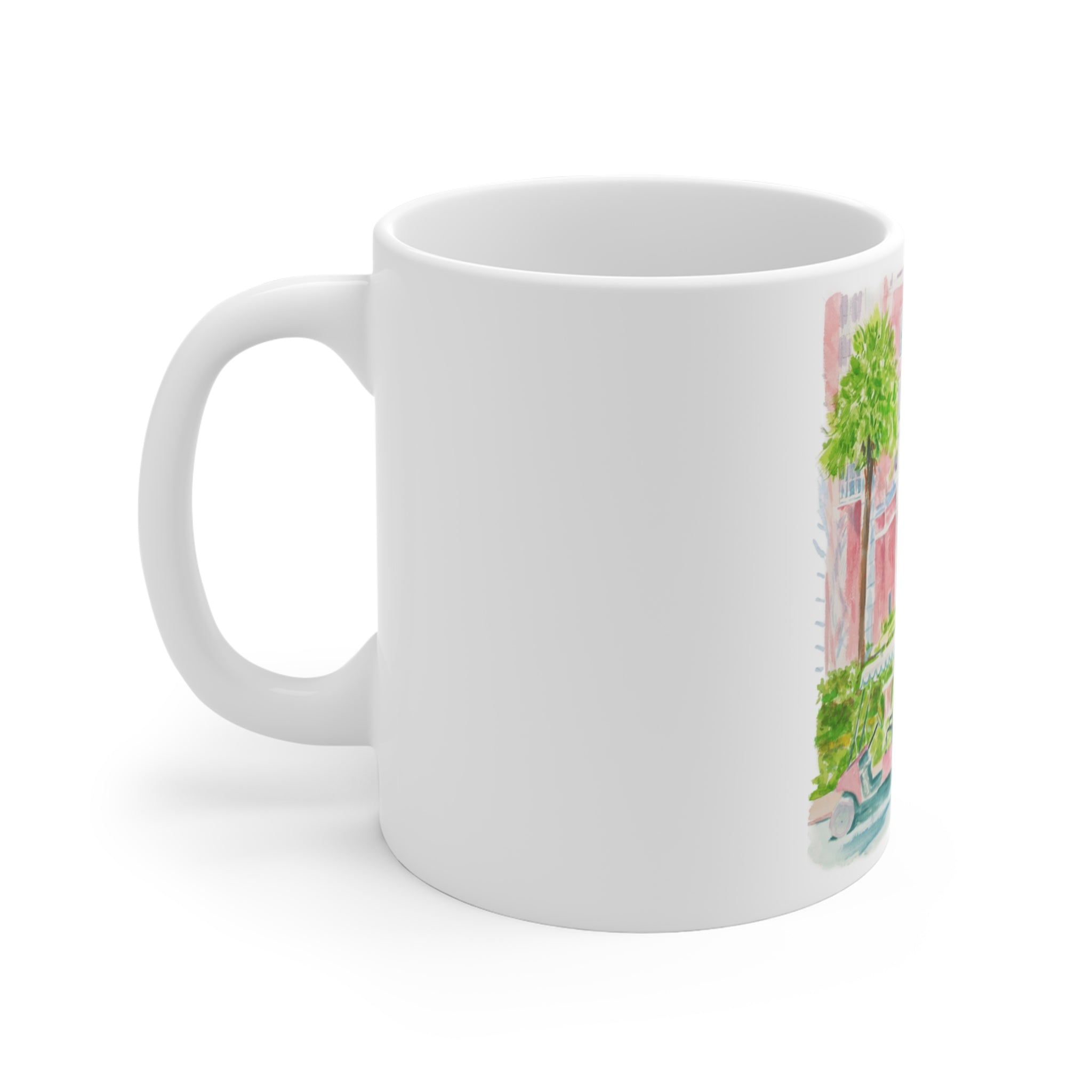 The Colony Hotel Palm Beach Mug by Laura Trevey (view 2)
