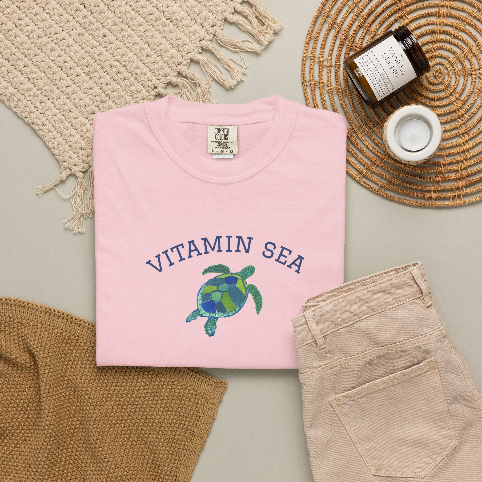 Vitamin Sea T-Shirt | Comfort Colors Sea Turtle Tee