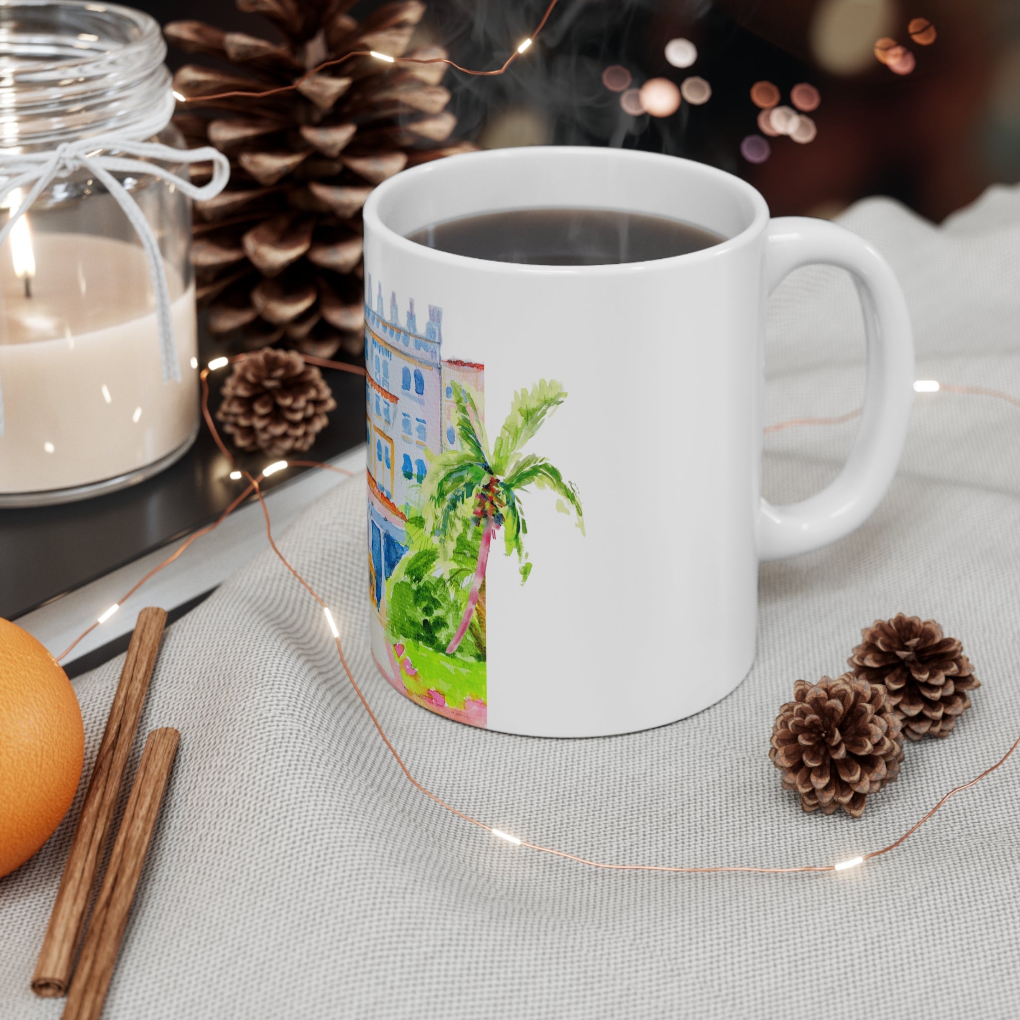 The Boca Raton Mug by Laura Trevey (view 4)