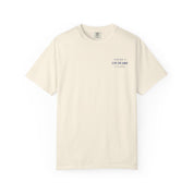 American Flag Vintage Brushstroke T-Shirt by Laura Trevey (view 3)