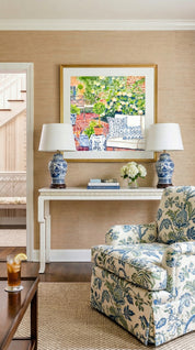 20x20 Backyard Oasis Watercolor Giclée Print by Laura Trevey (view 4)