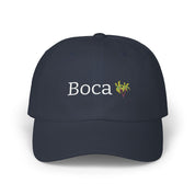 Boca Palm Trees embroidered baseball cap