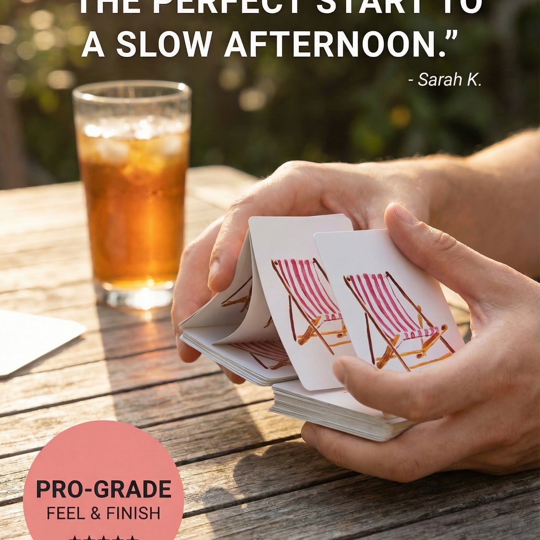 Beach Chair Playing Cards by Laura Trevey (view 2)