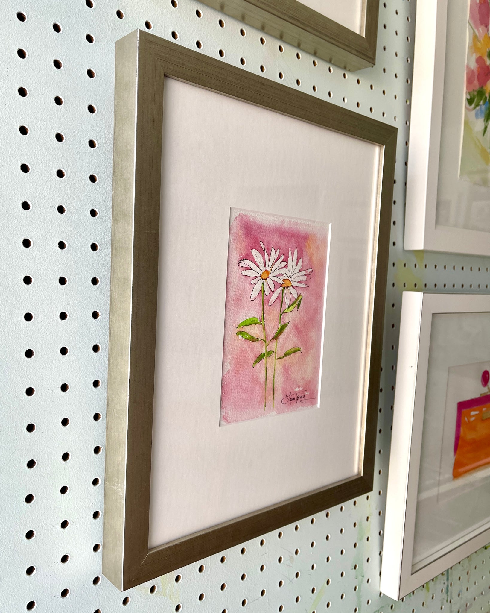 Think Pink Framed 12x15 Artwork