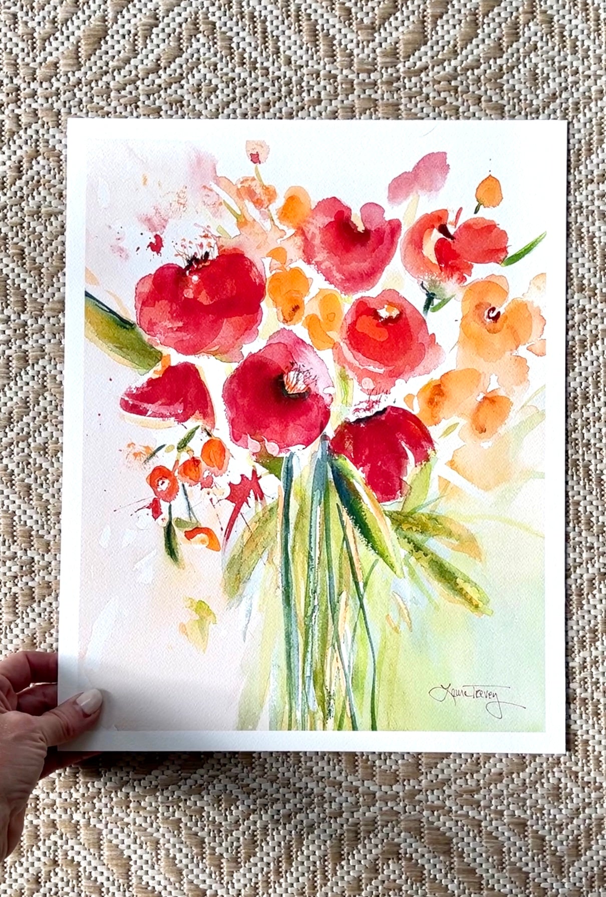 Citrus Splash Giclee Print by Laura Trevey (view 3)