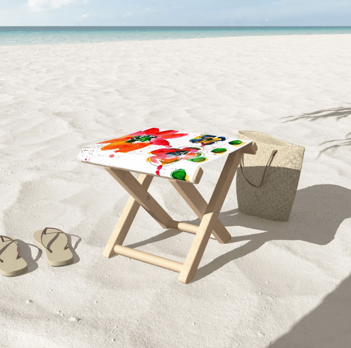Boho Chic Gardening Folding Stool