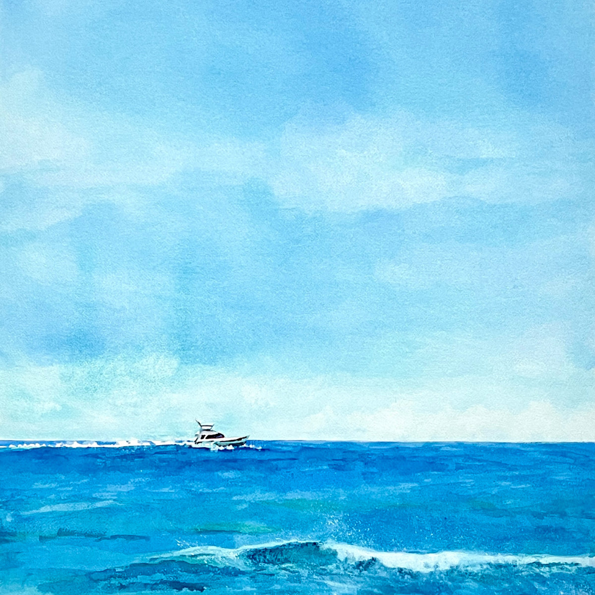 Go With The Flow Giclee Print by Laura Trevey