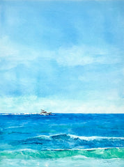 Go With The Flow Giclee Print by Laura Trevey