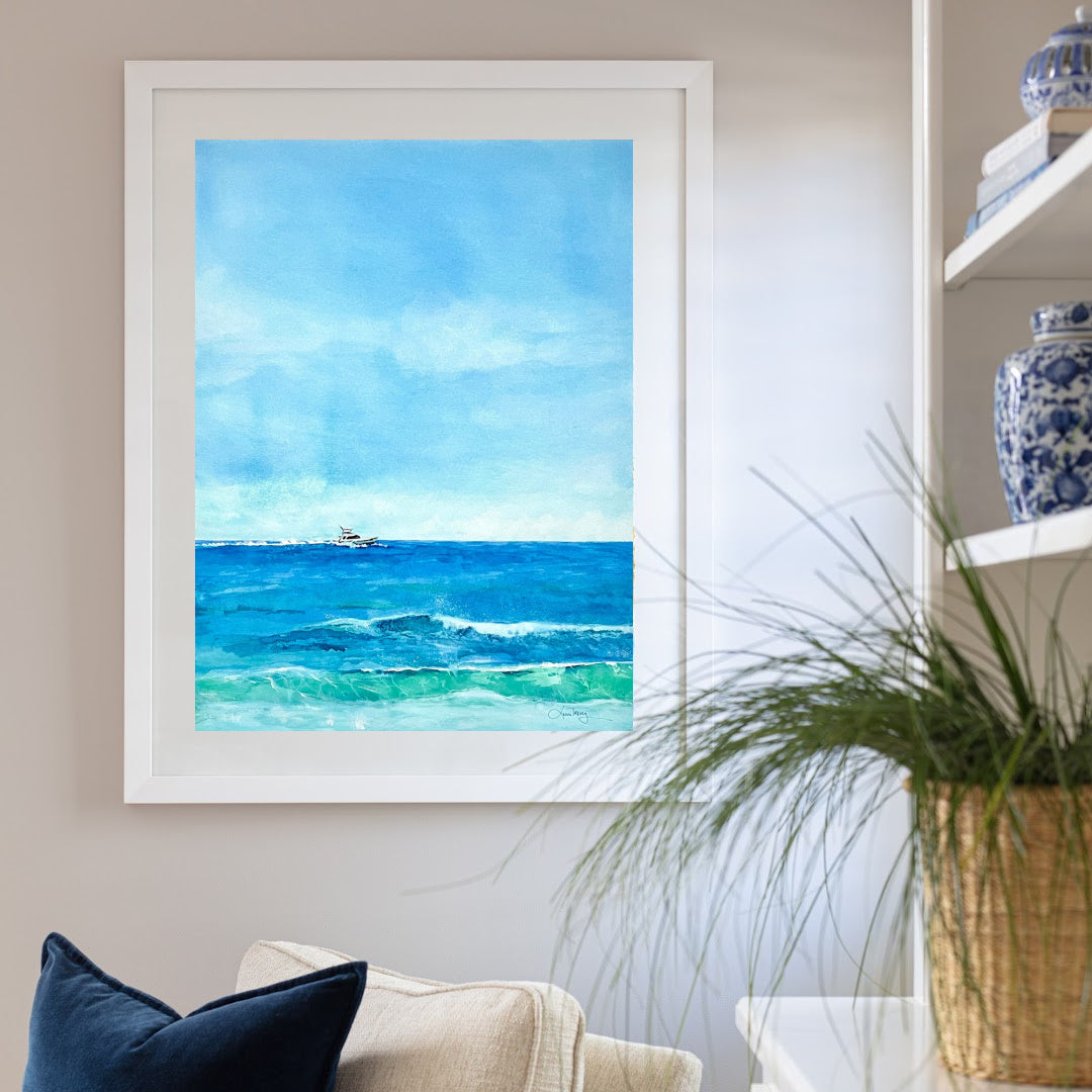 Go With The Flow Giclee Print by Laura Trevey (view 2)