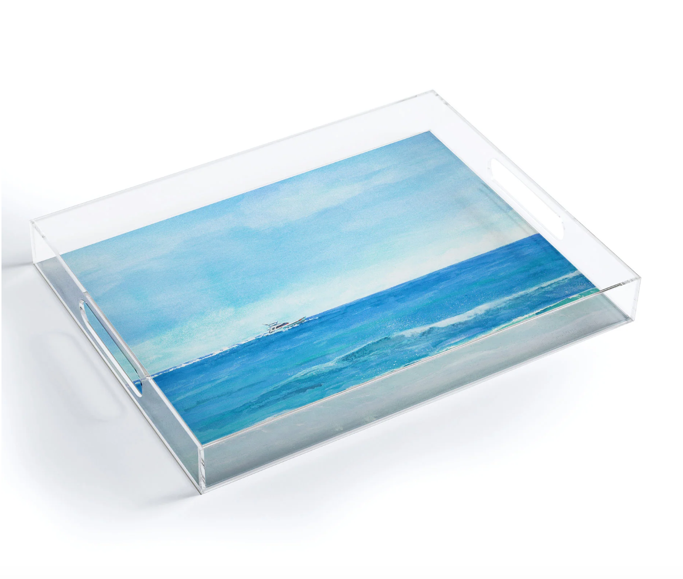 Ocean Blue Acrylic Tray