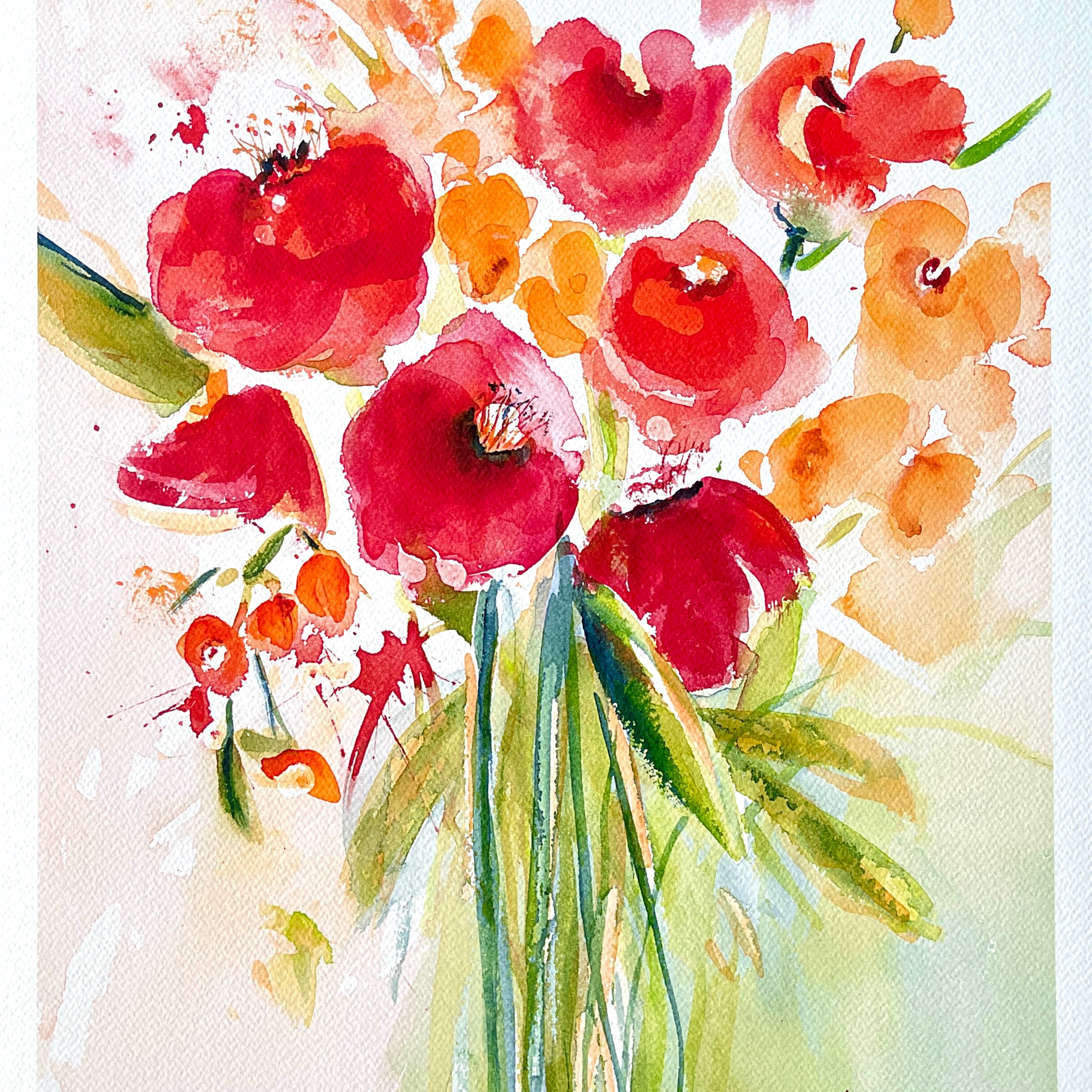 Citrus Splash Giclee Print by Laura Trevey