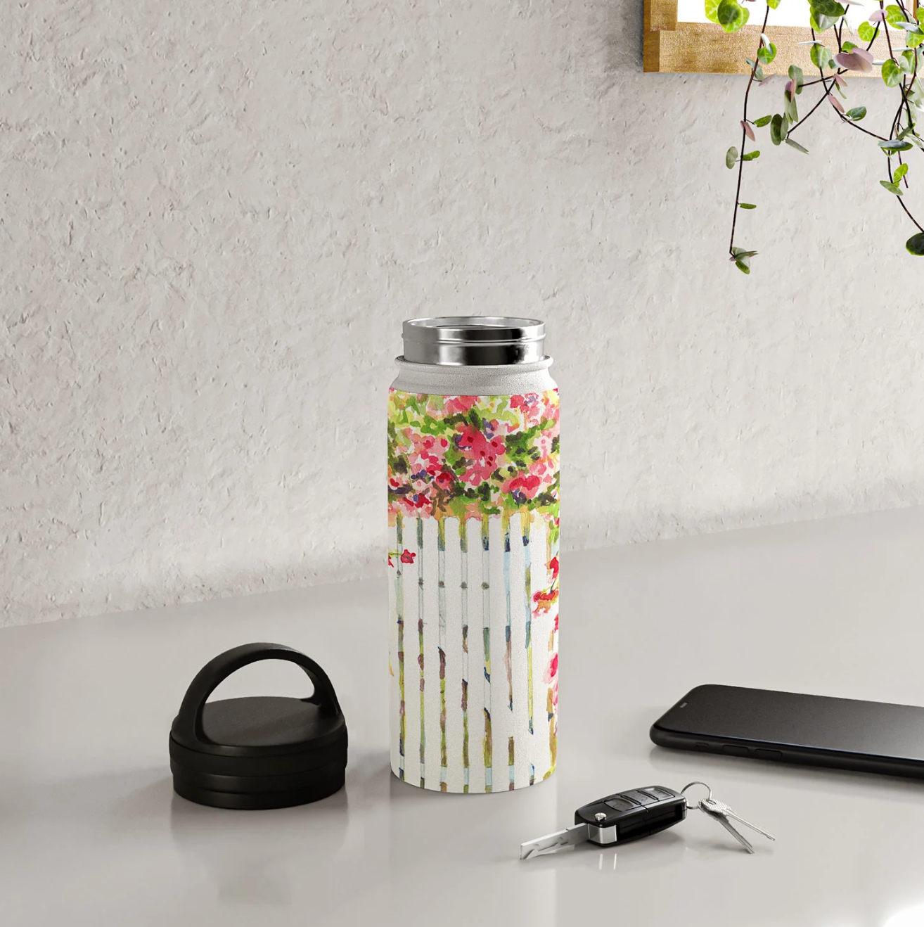 Stainless Steel Water Bottle - Palm Beach Living Design