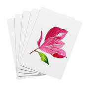 Laura Trevey playing cards - Pink Bougainvillea 